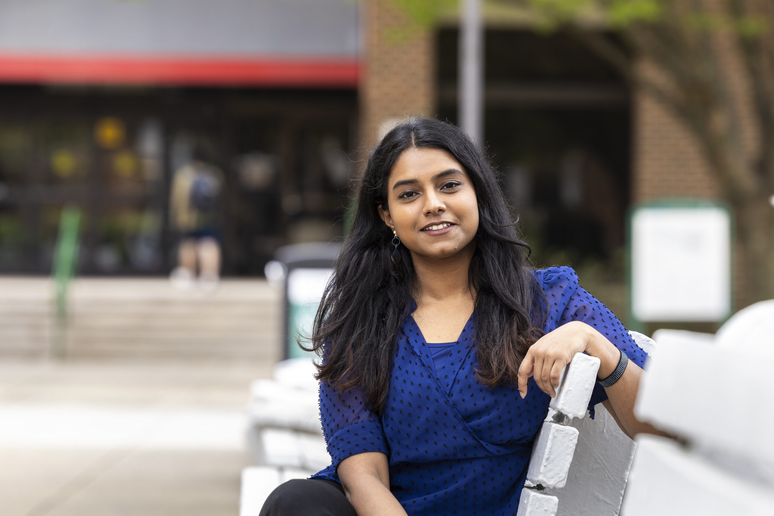 Kavya Tolety, Computer Science.  Photo by:  Ron Aira/Creative Services/George Mason University