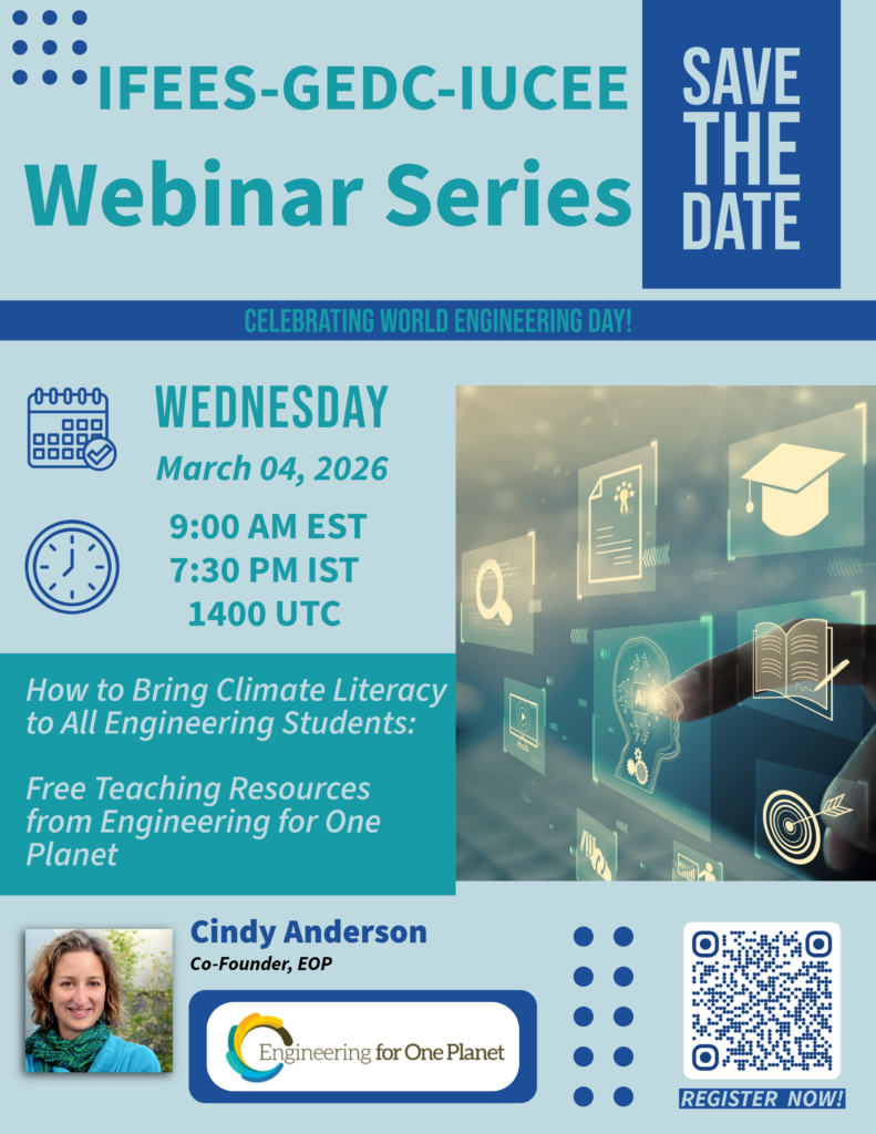 How to Bring Climate Literacy to All Engineering Students: Free Teaching Resources from Engineering for One Planet